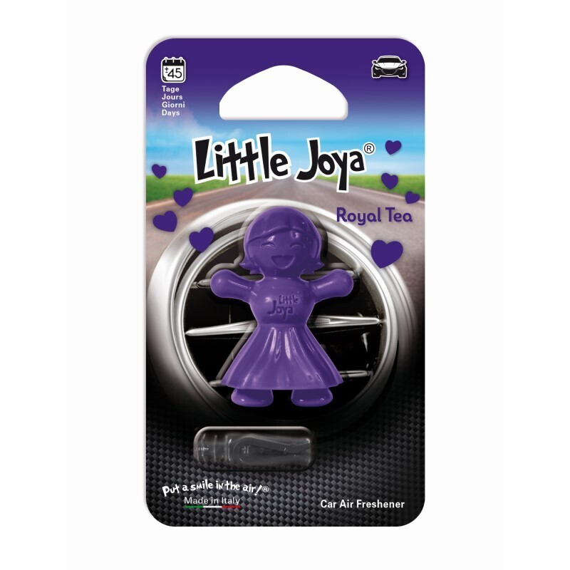 Ароматизатор для автомобиля в дефлектор улыбающаяся девочка Little Joya Royal Tea, Королевский чай