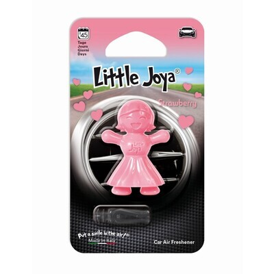 Ароматизатор для автомобиля в дефлектор улыбающаяся девочка Little Joya Strawberry, Клубника