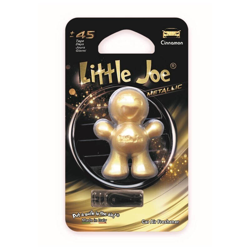 Ароматизатор для автомобиля в дефлектор улыбающийся человечек Little Joe Melattic Cinnamon, Корица