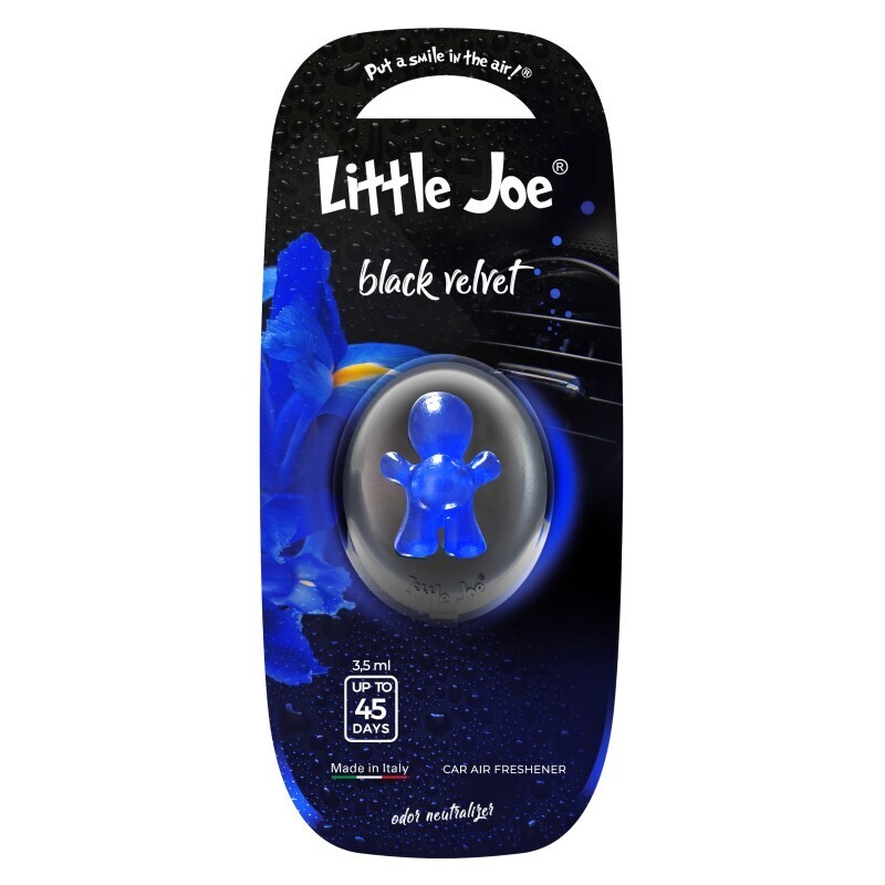 Ароматизатор мембранный в дефлектор улыбающийся человечек Little Joe Membrane Black Velvet, Восточные нотки