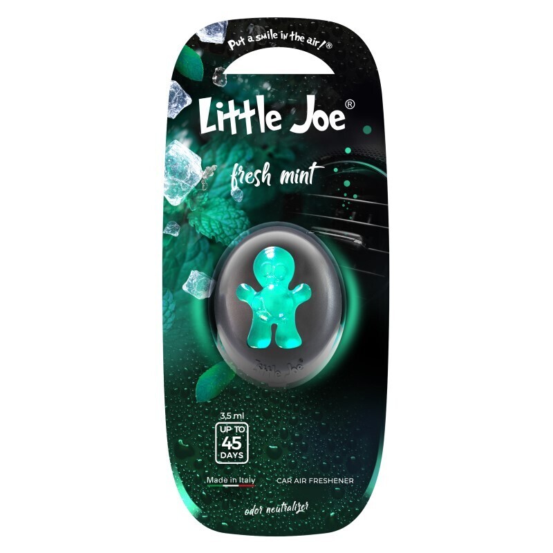Ароматизатор мембранный в дефлектор улыбающийся человечек Little Joe Membrane Fresh Mint, Свежая Мята