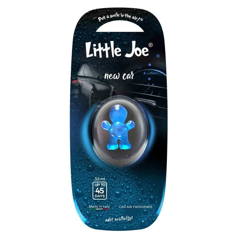 Ароматизатор мембранный в дефлектор улыбающийся человечек Little Joe Membrane New Car, Новая машина
