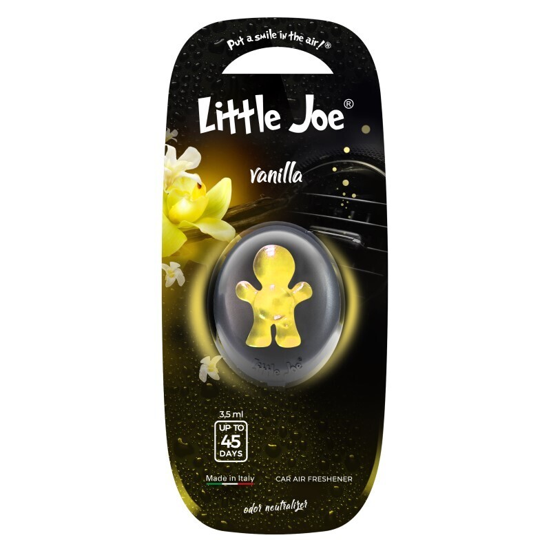 Ароматизатор мембранный в дефлектор улыбающийся человечек Little Joe Membrane Vanilla, Ваниль