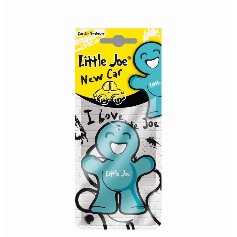 Ароматизатор бумажный подвесной человечек Little Joe Paper New Car, Новая машина