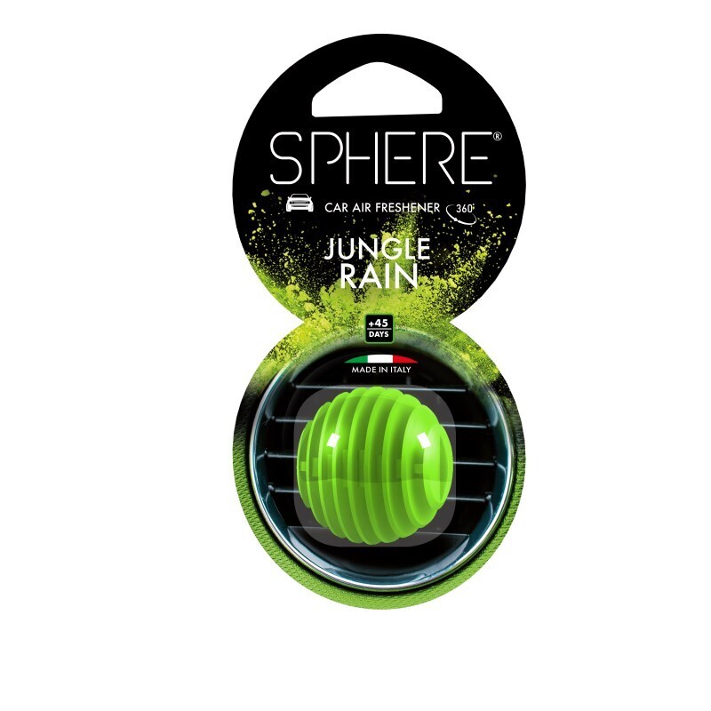 Ароматизатор в дефлектор сферический Sphere Jungle Rain, Дождь в джунглях