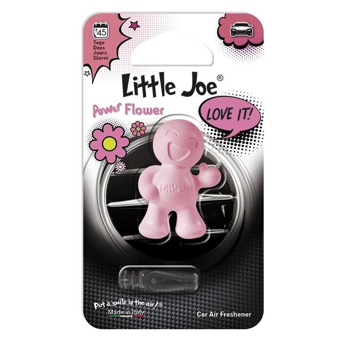 Ароматизатор в дефлектор улыбающийся человечек Little Joe ОК Flower Power, Цветочный