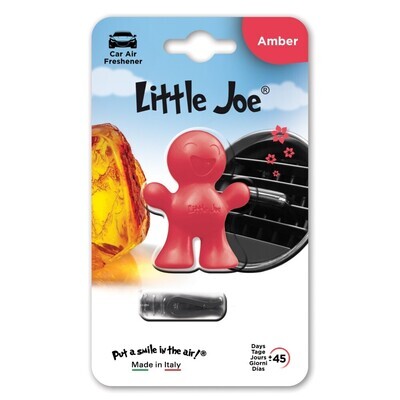 Ароматизатор в дефлектор улыбающийся человечек Little Joe Classic Amber, Амбра