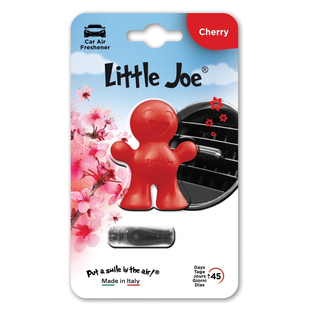 Ароматизатор в дефлектор улыбающийся человечек Little Joe Classic Cherry, Вишня