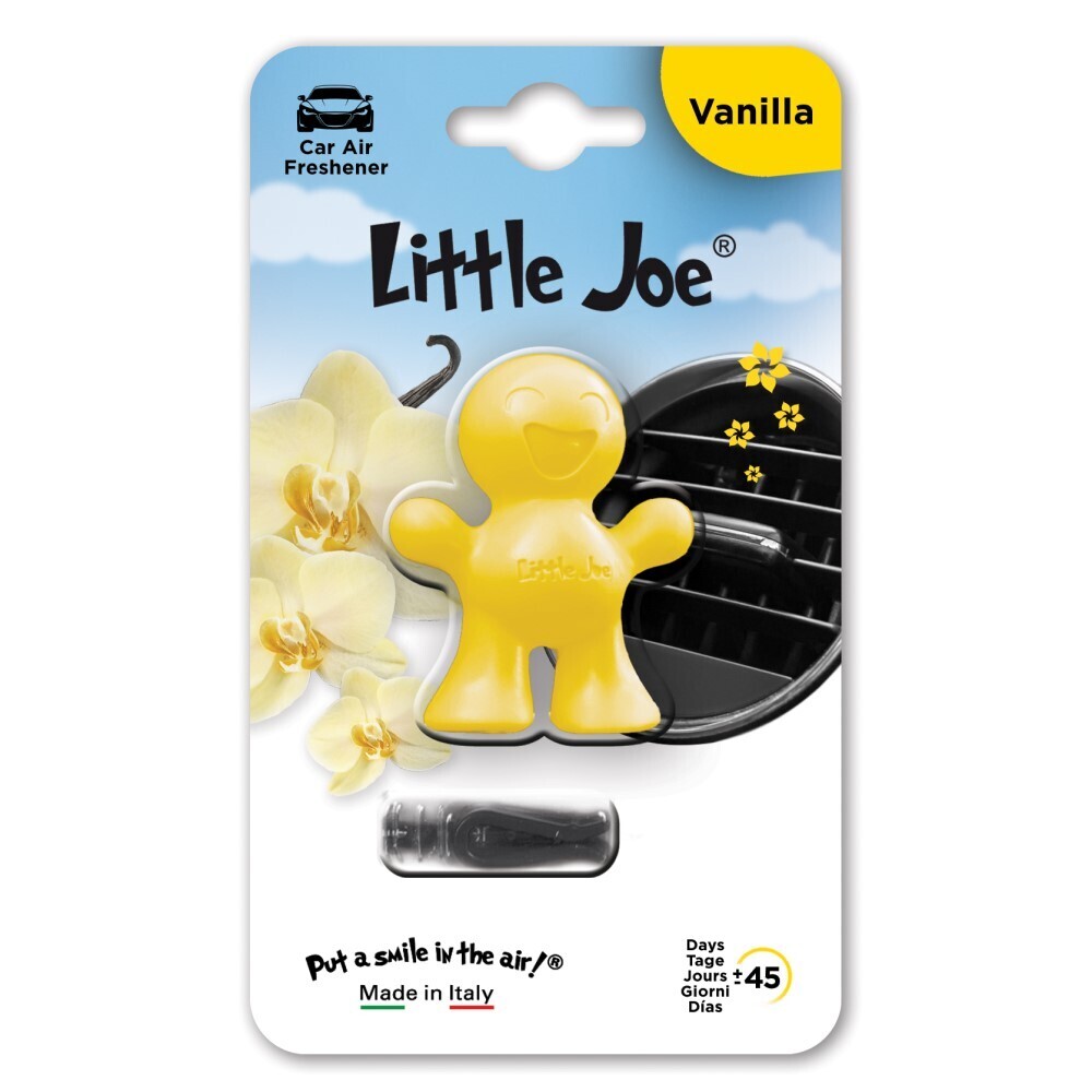Ароматизатор в дефлектор улыбающийся человечек Little Joe Classic Vanilla, Ваниль