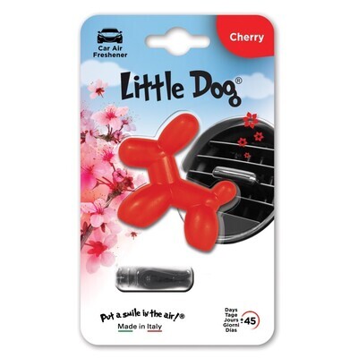 Ароматизатор для автомобиля на дефлектор маленькая собака Little Dog Cherry, Вишня