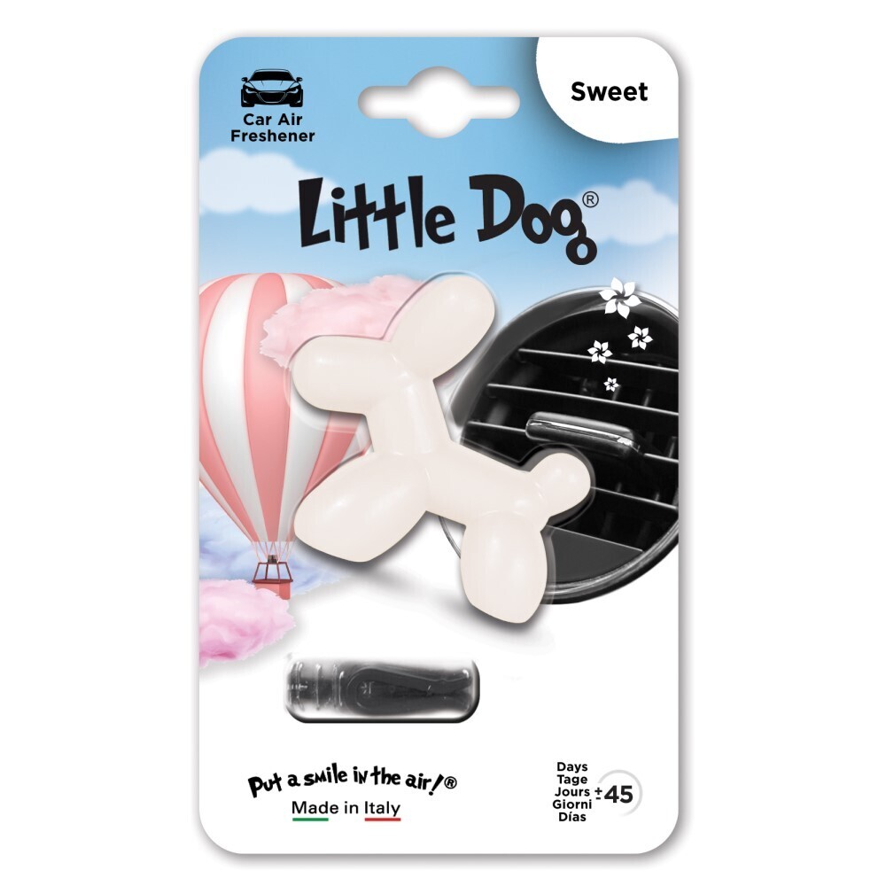 Ароматизатор для автомобиля на дефлектор маленькая собака Little Dog Sweet, Сладость