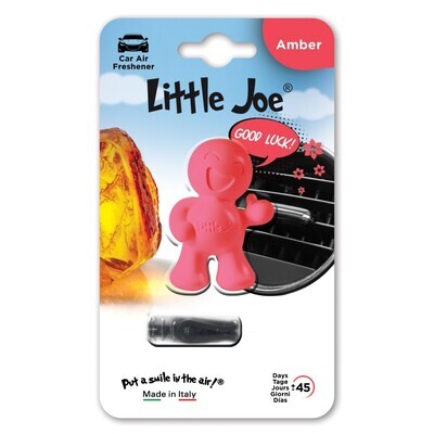 Ароматизатор в дефлектор улыбающийся человечек Little Joe OK Amber, Янтарь