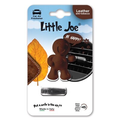 Ароматизатор в дефлектор улыбающийся человечек Little Joe OK Leather, Кожа антитабак
