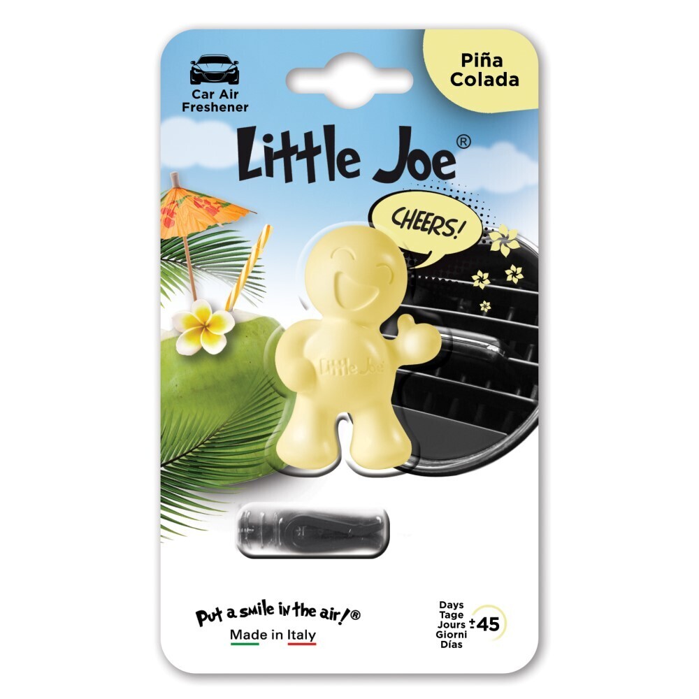 Ароматизатор в дефлектор улыбающийся человечек Little Joe OK Pina Colada, Пина колада