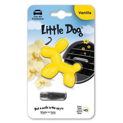 Ароматизатор для автомобиля на дефлектор маленькая собака Little Dog Vanilla, Ваниль