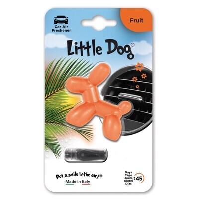 Ароматизатор для автомобиля на дефлектор маленькая собака Little Dog Fruit, Фрукты