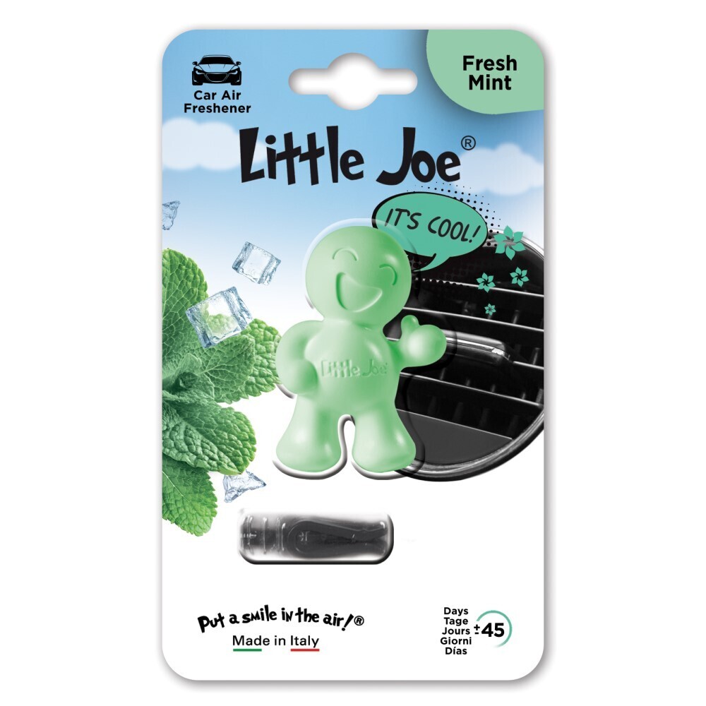 Ароматизатор в дефлектор улыбающийся человечек Little Joe ОК Fresh Mint, Свежая мята