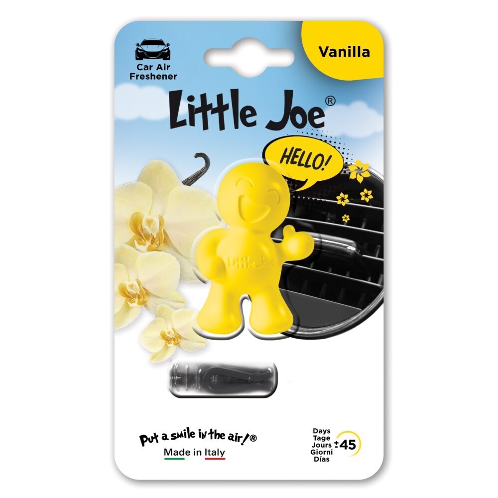 Ароматизатор в дефлектор улыбающийся человечек Little Joe ОК Funky Vanilla, Ваниль