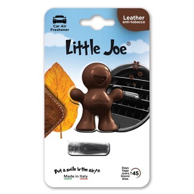 Ароматизатор в дефлектор улыбающийся человечек Little Joe Classic Leather, Новая кожа, антитабак
