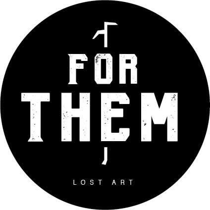 2x2 &quot;FOR THEM&quot; Helmet Sticker