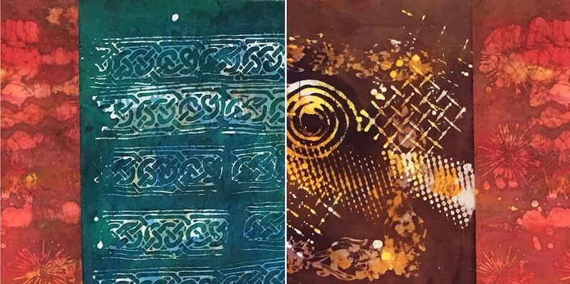 Batik with Soy Wax Resist
