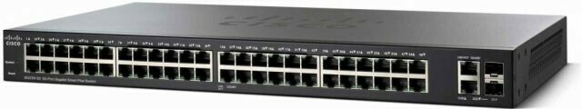 Cisco SG 220 48-Port Gigabit Smart Switch 2 GbE &amp; 2 Gb SFP Slots