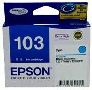 Epson 103 H/Y Cyan Ink Cart