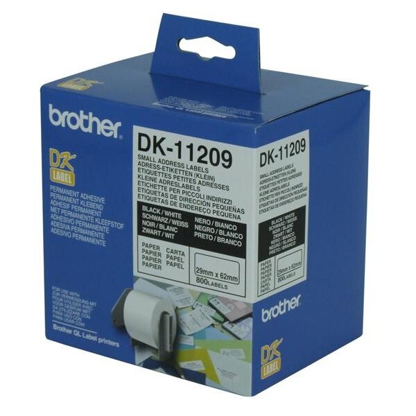 White Small Address Label 29mmX62mm,800 labesl per roll