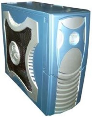 XClio Gamer ATX Midi Case - BLUE w/o PSU Therm&amp; noise reduction