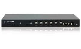 Ubiquiti Managed Fiber 12 SFP 8 supports 100Mbps 4x Gigabit