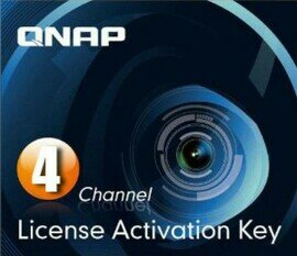 Qnap NAS Sureveillance License Activation Key 4 Pack for TS-463U-RP-4G