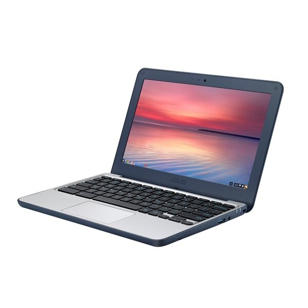 Asus C202 11.6&#39; Chromebook Quad-Core RK3288C, 4GB DDR3, 16GB SSD, HD Graphics, Chrome OS, Blue
