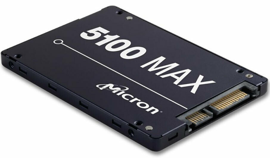 Micron 5100 MAX 240GB 2.5&#39; SATA3 6Gbps 7mm Server Data Centre SSD 3D TLC NAND 540R/310W MB/s 88K/53K IOPS 5DWPD 3 Mil hrs 5yrs Crucial