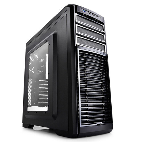 Deepcool Kendomen TI Mid-Tower Case, 5 Fans Pre-installed, Titianium