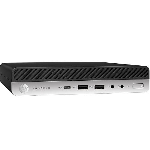 HP ProDesk 600 G3 Desktop Mini PC Intel i7-7700T 8GB DDR4 256GB SSD Windows 10 Pro 2xDP USB3.1 USB-C 1x Headphone connector 1x Headset connector RJ45