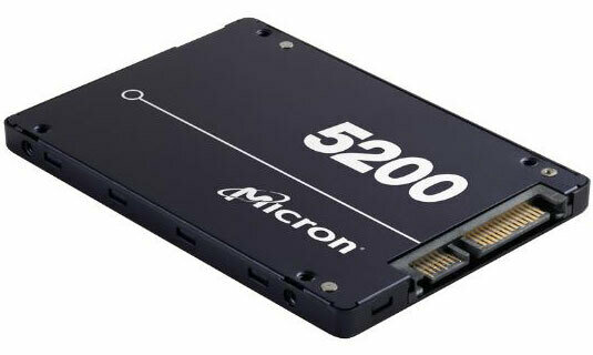 Micron 5200 ECO 480GB 2.5&#39; SATA3 6Gbps 7mm Server Data Centre SSD 3D TLC NAND 540R/385W MB/s 81K/33K IOPS 1DWPD 3 Mil hrs 5yrs Crucial