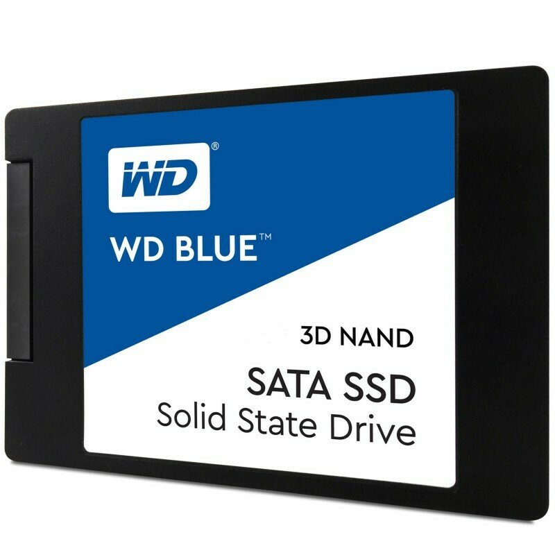 Western Digital Blue 500GB 2.5&#39; 3D NAND SSD 7MM 550/530 R/W, SATA 6GB. 5 Years Warranty