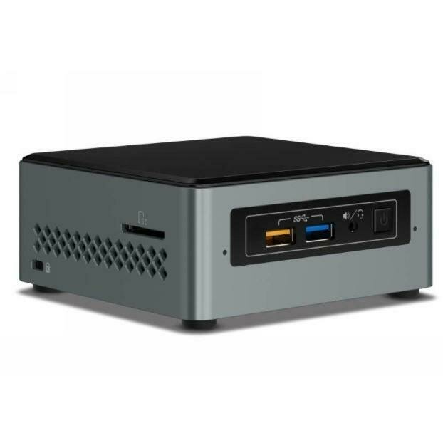 Intel NUC mini PC J3455 2.3GHz 2xDDR3L SODIMM 2.5&#39; HDD M.2 PCIe SSD VGA HDMI 2xDisplays GbE LAN WiFi BT 4xUSB3.0 ~BOXNUC7PJYH4 BOXNUC7CJYSAL4