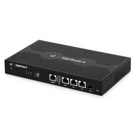 Ubiquiti EdgeRouter 4 with 1GHz CPU (4 Cores) 1GB RAM and 3 x Gigabit Ethernet Ports plus 1 X SFP Port