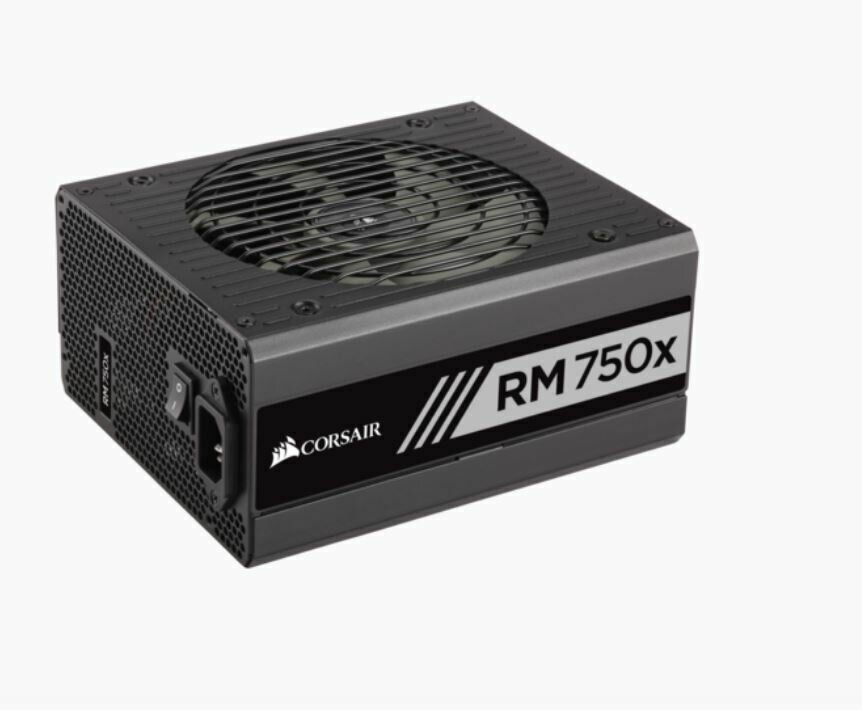 Corsair 750W RMX 80+ Gold Fully Modular 135mm FAN ATX PSU 10 Years Warranty