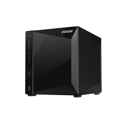Asustor 4-Bay NAS, Marvell Armada A7020 1.6GHz Dual-Core, 2GB DDR4, Gbe x2, 10G Base-T x1, WoL, hardware encryption