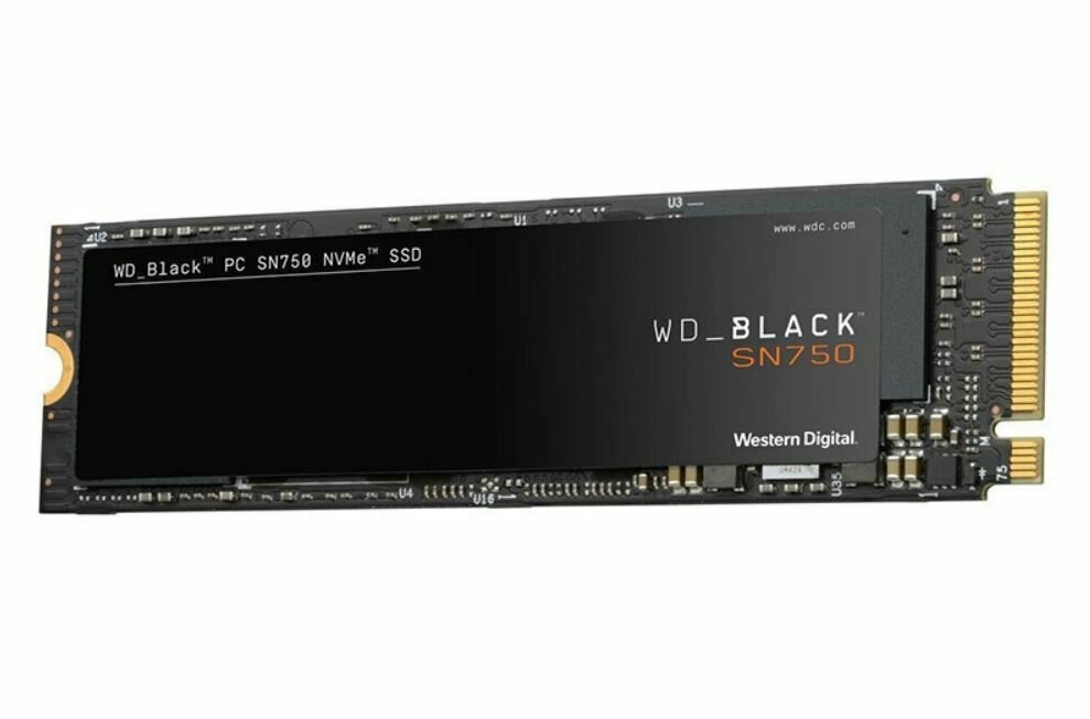 Western Digital Black SN750 250GB NVMe M.2 (2280) PCIe 3x4 3D NAND SSD - WDS250G3X0C