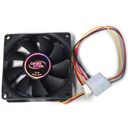 Deepcool Ball Bearing Case Fan 80mm x 25mm 3 Pin / Molex