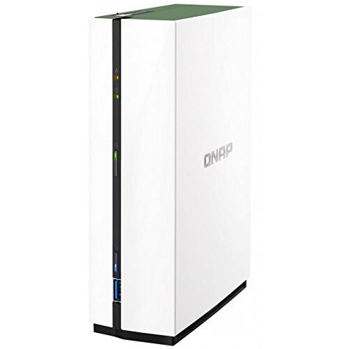 QNAP NAS TS-128A, 1-Bay, 3.5&#39; SATA3 Diskless, Home/SOHO, Tower, 4-Core CPU, GBLan(1), 1GB RAM