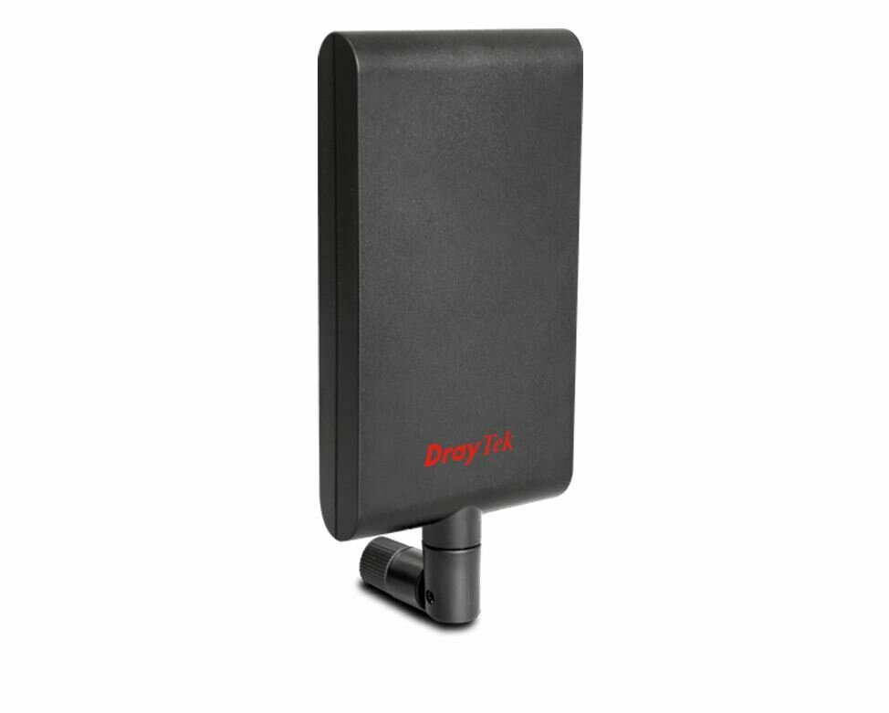 Draytek A2520 802.11ac/a/b/g/n - Indoor Patch Antenna with 10 dBi @ 5 GHz / 7.5 dBi @ 2.4 GHz (Black)