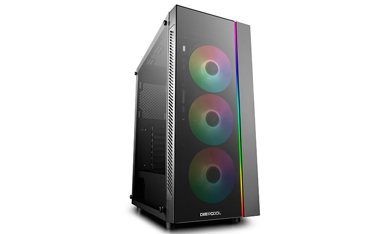 Deepcool MATREXX 70 ARGB 3F Full Sized Tempered Glass ARGB Case W/ 3 Preinstalled RGB Fans