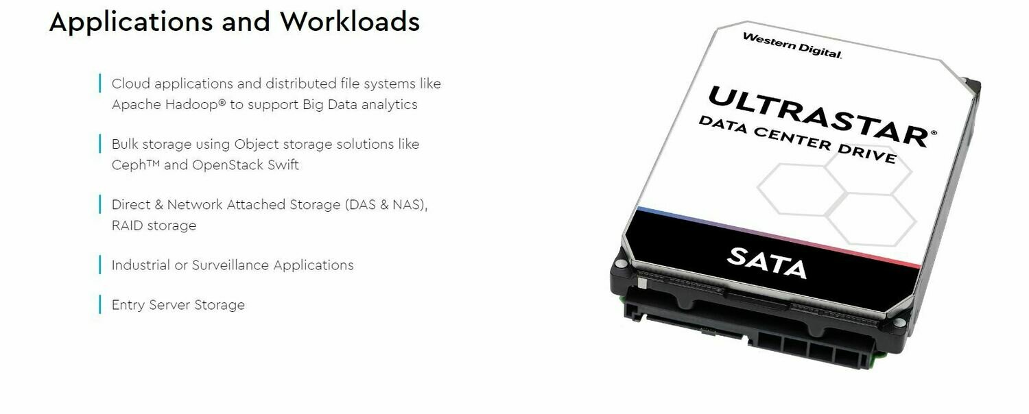 WD 8TB Ultrastar Enterprise 3.5&#39; SATA, 256MB Cache, 5 Years warranty 0B36404