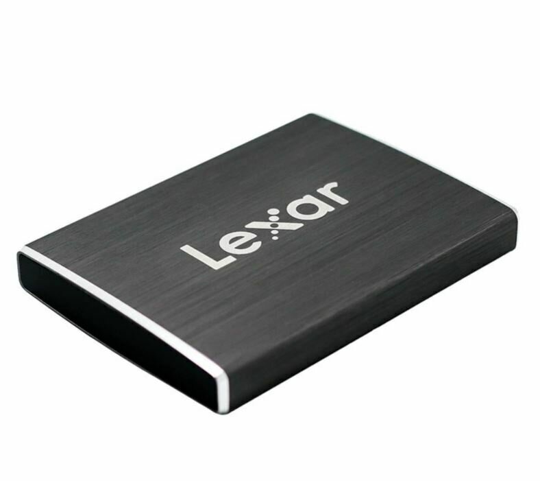 Lexar SL100 512GB TypeC Portable Slim SSD - 550/400 MB/s Sleek Design Durable DataVault Lite Software