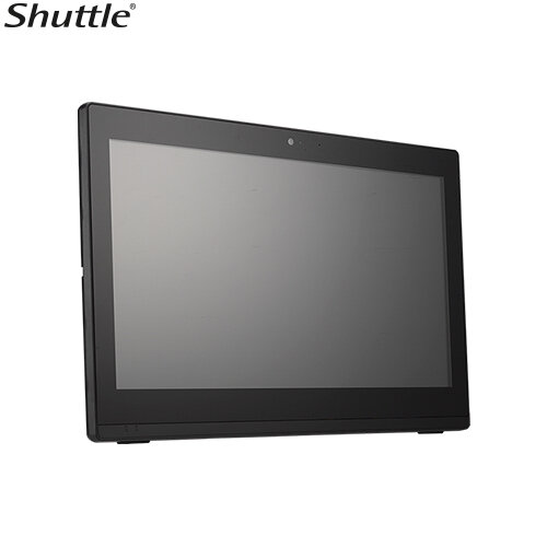 Shuttle P90U XPC AIO Fanless Barebone - 19.5&#39; Touch, IP54, Celeron 3865U, DDR4 SODIMM, 2.5&#39; HDD, HDMI, 1 Giga LAN, WiFi
