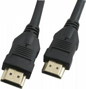 Cabac HDMI Cable 1m - V1.4 19pin M-M Male to Male Gold Plated 3D 1080p Full HD High Speed with Ethernet - &gt;CBAT-HDMI-MM-1